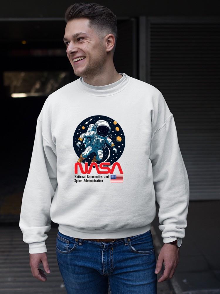 Nasa Astronaut In The Space Hoodie -SmartPrintsInk Designs