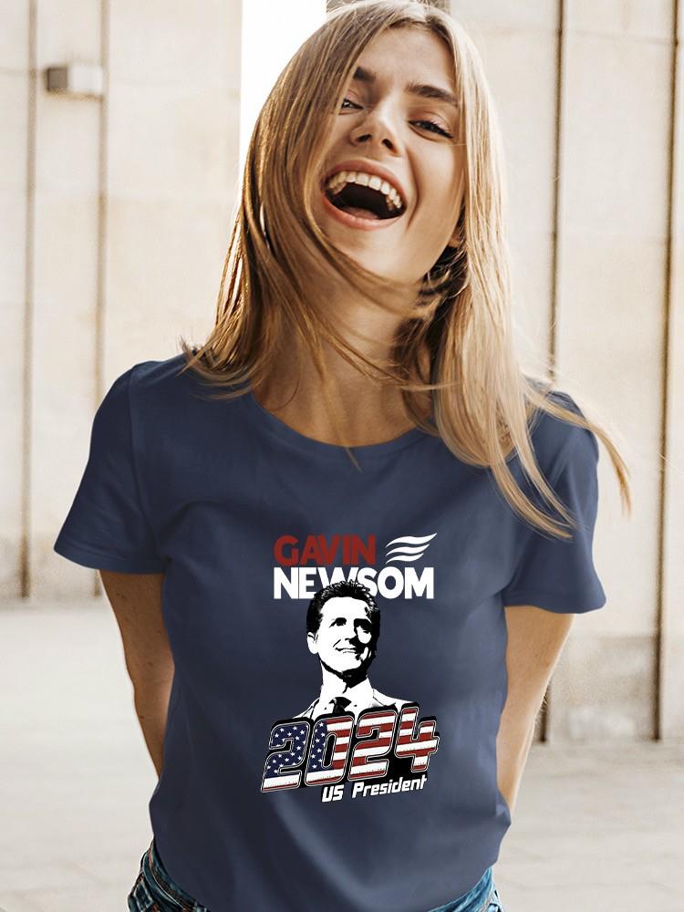 Gavin Newsom 2024 President T-shirt -SmartPrintsInk Designs