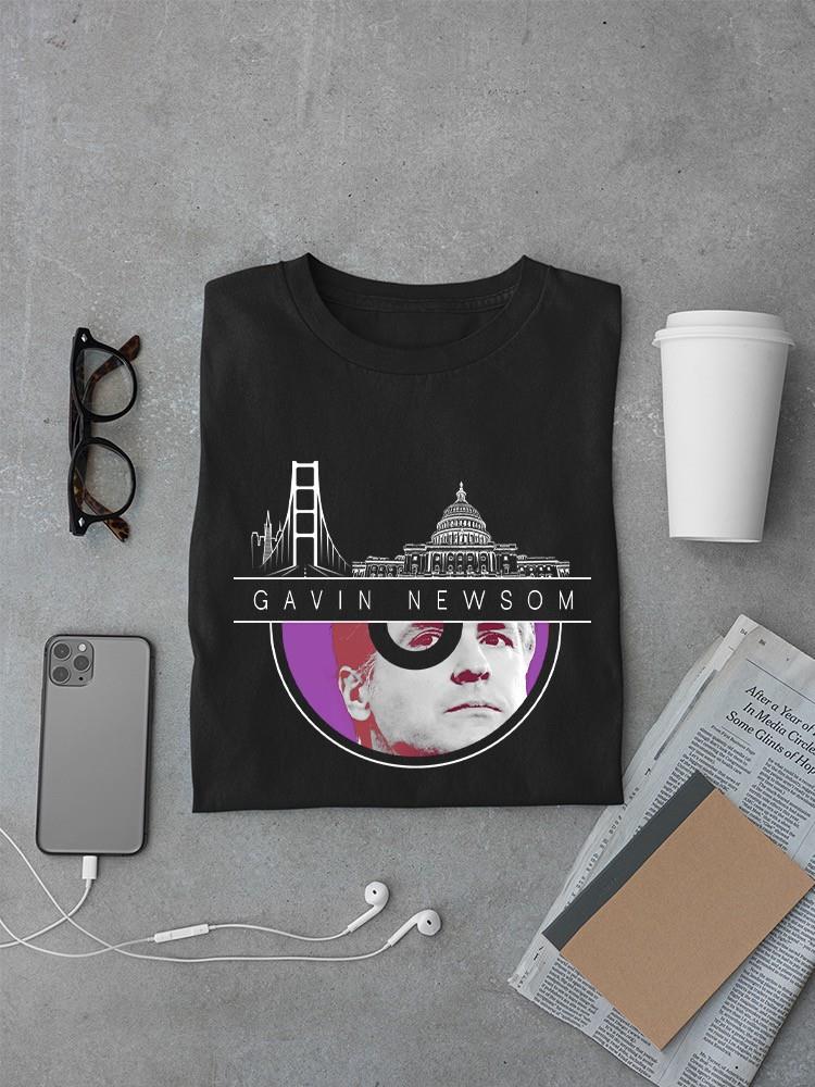 Gavin Newsom Capitol T-shirt -SmartPrintsInk Designs