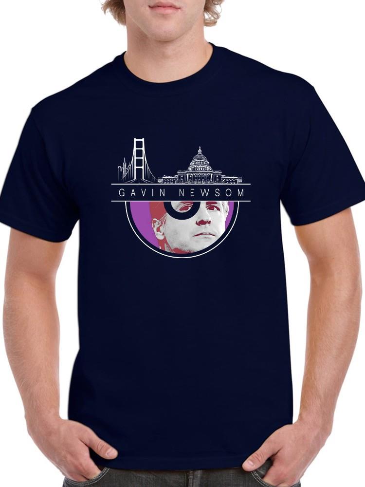 Gavin Newsom Capitol T-shirt -SmartPrintsInk Designs