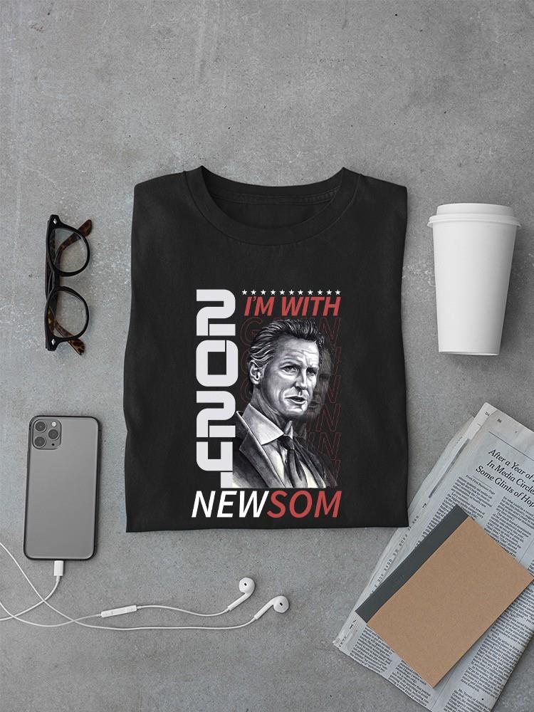 I'm With Newsom 2024 T-shirt -SmartPrintsInk Designs
