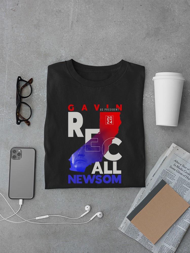 Recall Newsom 2024 T-shirt -SmartPrintsInk Designs