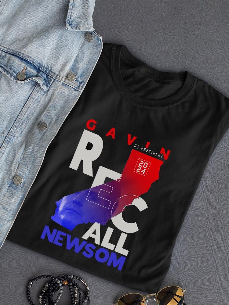 Recall Newsom 2024 T-shirt -SmartPrintsInk Designs