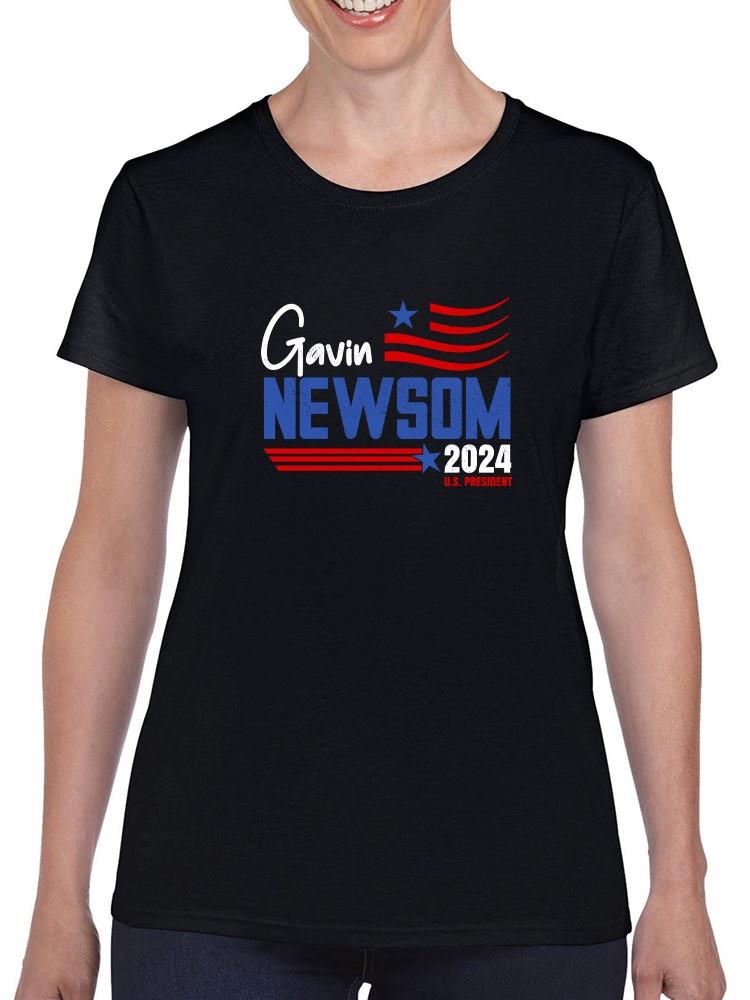 Gavin Newsom 2024 T-shirt -SmartPrintsInk Designs