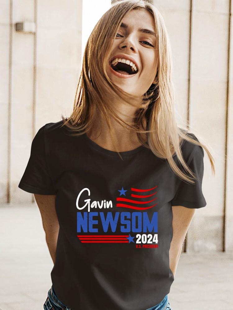 Gavin Newsom 2024 T-shirt -SmartPrintsInk Designs
