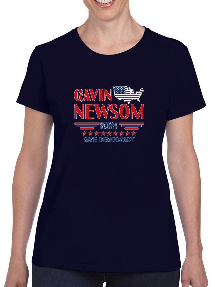 Gavin Newsom Save Democracy T-shirt -SmartPrintsInk Designs