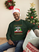 Ugly Sweater Merry Christmas Hoodie -SmartPrintsInk Designs