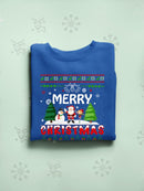 Ugly Sweater Merry Christmas Hoodie -SmartPrintsInk Designs
