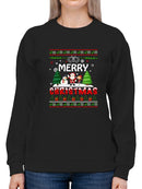 Ugly Sweater Merry Christmas Hoodie -SmartPrintsInk Designs