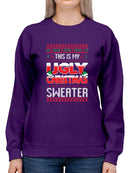 My Ugly Christmas Sweater Hoodie -SmartPrintsInk Designs