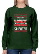 My Ugly Christmas Sweater Hoodie -SmartPrintsInk Designs