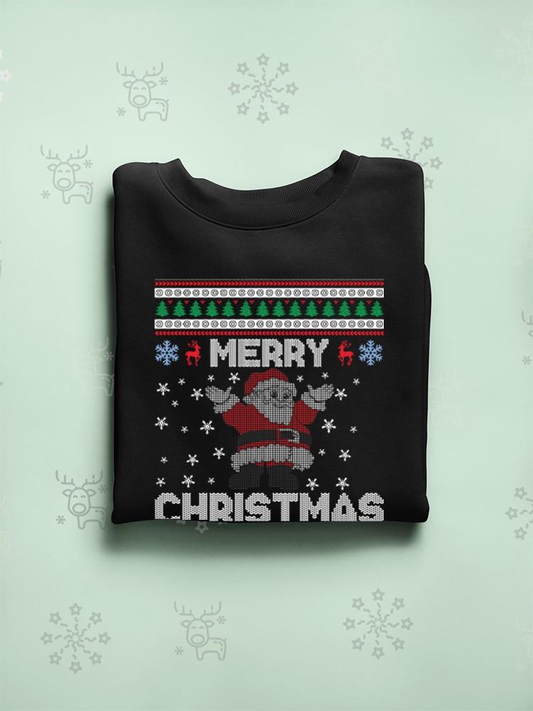 Santa Merry Christmas Hoodie -SmartPrintsInk Designs