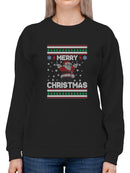 Santa Merry Christmas Hoodie -SmartPrintsInk Designs