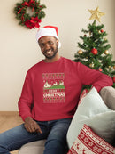 Merry Christmas Ugly Sweater Hoodie -SmartPrintsInk Designs