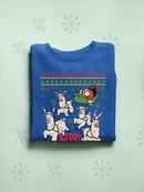 Merry Christmas Sleepy Santa Hoodie -SmartPrintsInk Designs