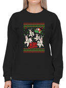 Merry Christmas Sleepy Santa Hoodie -SmartPrintsInk Designs