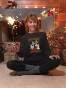 Merry Christmas Sleepy Santa Hoodie -SmartPrintsInk Designs