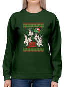 Merry Christmas Sleepy Santa Hoodie -SmartPrintsInk Designs