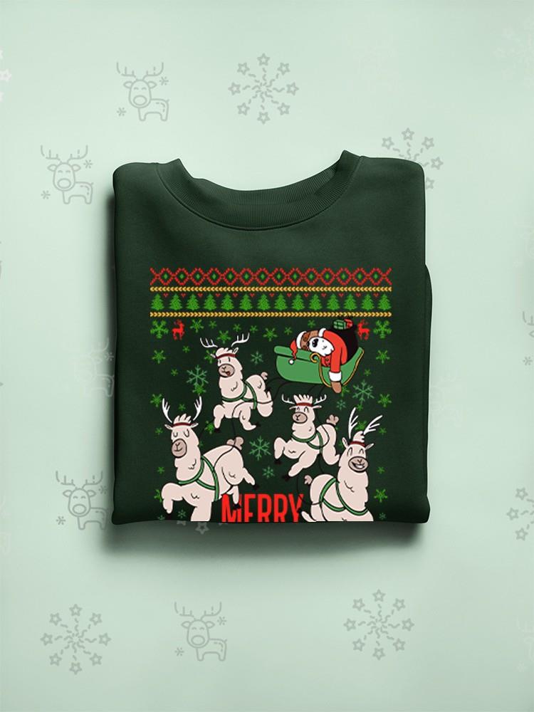 Merry Christmas Sleepy Santa Hoodie -SmartPrintsInk Designs