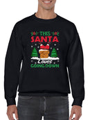 This Santa Loves Going Down Hoodie -SmartPrintsInk Designs
