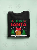 This Santa Loves Going Down Hoodie -SmartPrintsInk Designs