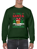 This Santa Loves Going Down Hoodie -SmartPrintsInk Designs