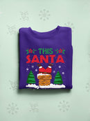 This Santa Loves Going Down Hoodie -SmartPrintsInk Designs