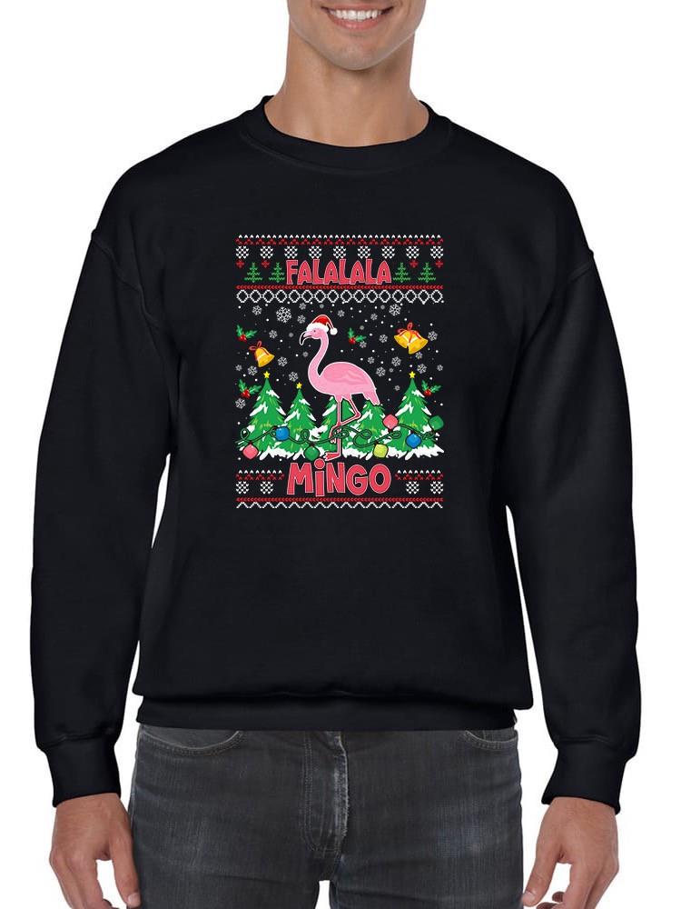 Falalala-Mingo Ugly Sweater Hoodie -SmartPrintsInk Designs
