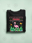 Falalala-Mingo Ugly Sweater Hoodie -SmartPrintsInk Designs
