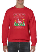 Falalala-Mingo Ugly Sweater Hoodie -SmartPrintsInk Designs