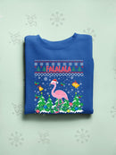 Falalala-Mingo Ugly Sweater Hoodie -SmartPrintsInk Designs