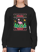 Falalala-Mingo Ugly Sweater Hoodie -SmartPrintsInk Designs