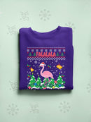 Falalala-Mingo Ugly Sweater Hoodie -SmartPrintsInk Designs