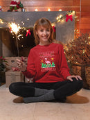 Falalala-Mingo Ugly Sweater Hoodie -SmartPrintsInk Designs
