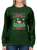 Falalala-Mingo Ugly Sweater Hoodie -SmartPrintsInk Designs