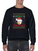 Meowy Christmas Hoodie -SmartPrintsInk Designs