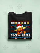 Duck The Halls Hoodie -SmartPrintsInk Designs