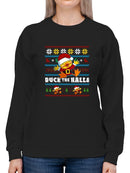 Duck The Halls Hoodie -SmartPrintsInk Designs