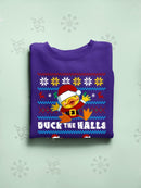 Duck The Halls Hoodie -SmartPrintsInk Designs