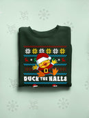 Duck The Halls Hoodie -SmartPrintsInk Designs