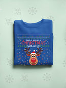Rudolph Ugly Sweater Hoodie -SmartPrintsInk Designs