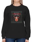 Rudolph Ugly Sweater Hoodie -SmartPrintsInk Designs