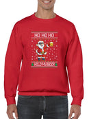 Ho Ho Ho Hold My Beer Hoodie -SmartPrintsInk Designs