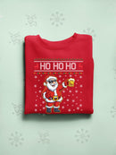 Ho Ho Ho Hold My Beer Hoodie -SmartPrintsInk Designs