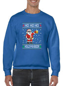 Ho Ho Ho Hold My Beer Hoodie -SmartPrintsInk Designs