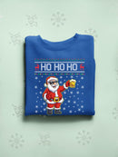Ho Ho Ho Hold My Beer Hoodie -SmartPrintsInk Designs