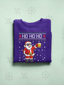 Ho Ho Ho Hold My Beer Hoodie -SmartPrintsInk Designs
