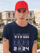 Vivek Ramaswamy End Corruption T-shirt -SmartPrintsInk Designs