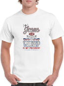 Jesus Savior Trump My President  T-shirt -SmartPrintsInk Designs