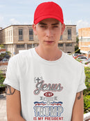 Jesus Savior Trump My President  T-shirt -SmartPrintsInk Designs